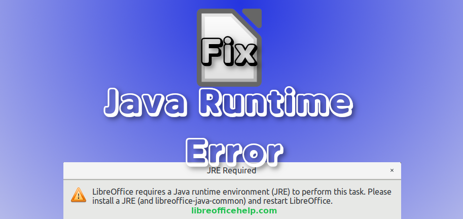 java runtime environment for libreoffice mac sierra 10.12.4